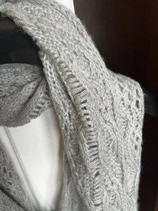 Bufanda y sombrero de punto gris de 2 piezas H&M - Imagen 1 de 5