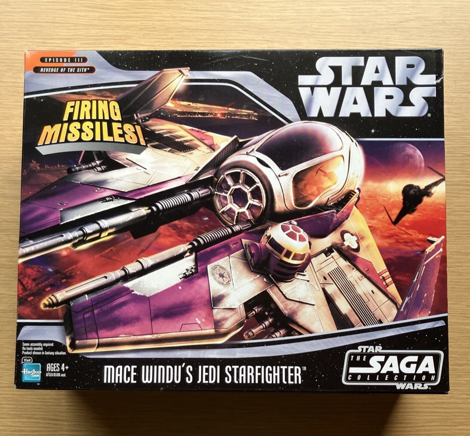 Hasbro 2006 STAR WARS Saga Collection MACE WINDUS'S JEDI STARFIGHTER MISB