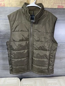 Banana Republic Men Puffer Vest Lightweight Medium Men Full Zip - Picture 1 of 9