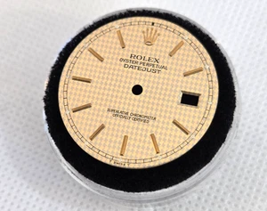 Original Rolex Datejust Hahnentritt Gold Zifferblatt 36mm (5) - Bild 1 von 4