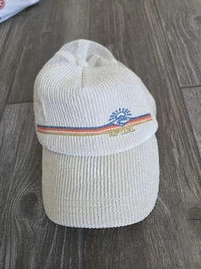 Sombrero de camionero Rip Curl Revival Cord para mujer color crema. Usado en excelente estado - Imagen 1 de 5
