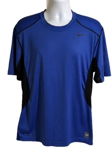 Camisa de Combate Nike Pro Para Hombres XL Azul Negra Dri-FIT Entrenamiento Atlético Rendimiento - Imagen 1 de 15