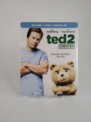 Ted 2 Unrated (Blu-ray, 2015) 3 Combo - Brand New Foto 1 de 2