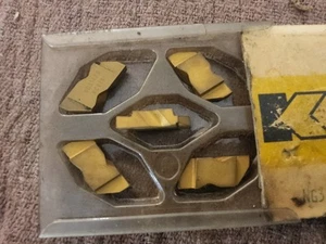 KENNAMETAL NG3142R  Carbide Inserts 810 Grade [4-1/2 PIECES] TOP NOTCH GROOVING - Picture 1 of 2