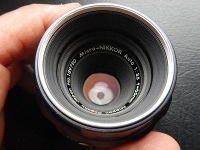 RARO Nikon Micro-NIKKOR Automático 55mm F3.5 Nippon Kogaku Japón (Cabeza Plateada) Foto 1 de 4