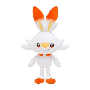 Pokemon Centro Peluche Bambola Scorbunny 28x21,5x10,5cm Nuovo Giappone - Foto 1 di 4