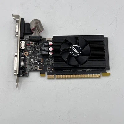 MSI nVidia GeForce GT 710 - GT7102GD3LP - 2GB DDR3 Graphics Card - Image 1 of 3