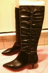 ¡NUEVO! Ellen Tracy NUEVOS Kelsey Negro Elastizado Hasta la Rodilla Zapatos 6 - $139.00 - Imagen 1 de 6