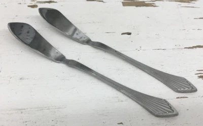 2 件 Master 黄油刀 Towle Supreme Primavera 不锈钢餐具 日本 106680 — 第 1/4 张图片