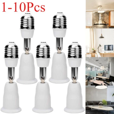 E26/E27 Light Bulb Socket Converter Light Holder Adjustable Extender Adapter - Image 1 of 4