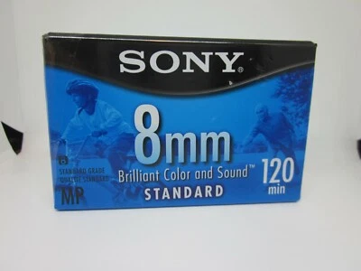 SONY 8mm Standard 120 Min MP Video Tape P6-120MPL vivid clear sound New A1A1 Foto 1 de 4