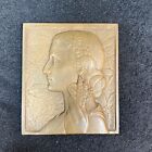 Art Deco Bronze Plaque By Renowned Medalist Pierre Alexandre Morlon, medallion