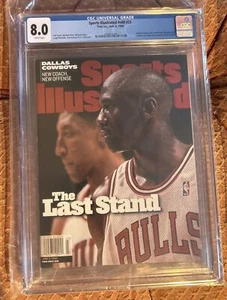 Sports Illustrated 1998 Michael Jordan Scottie Pippen CGC 8.0 Newsstand - Picture 1 of 2