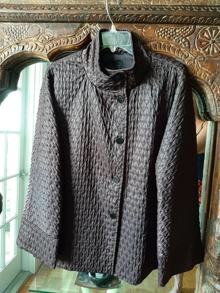 Hilary Radley 棕色夹克,尺寸 PS。 — 第 1/4 张图片