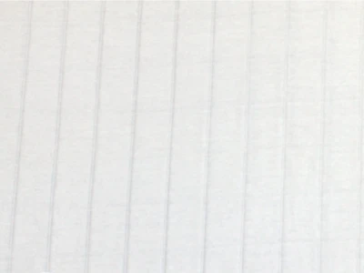 Jersey 50x155cm Unistoff Hydrofile Double-Face Stoffe nähen Waffelmuster weiß - Bild 1 von 3