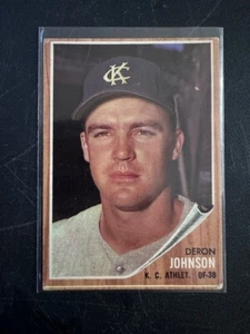 1962 TOPPS BASEBALL SET-BREAK #82 DERON JOHNSON - Picture 1 of 2