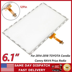 6.1" For TOYOTA Corolla Camry RAV4 Prius Touch Screen Glass Digitizer Radio New - Picture 1 of 11