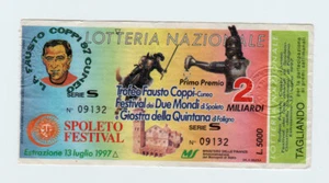 LOTTERIA NAZIONALE Trofeo Fausto Coppi 1997 - Foto 1 di 2