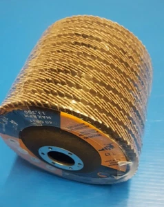 SATC Aluminiumoxid Abresive Fächerscheibe T27 40 Körnung 4-1/2" x 7/8" 13300 Max RPM - Bild 1 von 7