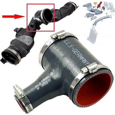 REPARATURSATZ FÜR MERCEDES CLS 320 CDI 224 PS 6420908237 642090743 TURBOROHRE - Bild 1 von 4