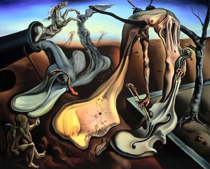 SALVADOR DALI Art Rolled Canvas Print "DADDY LONGLEGS AND EVENING HOPE" 30x38" - Picture 1 of 1