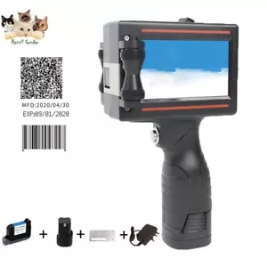 Handheld Inkjet Printer Date QR Coder Barcode Logo Label Printing Coding Machine - Picture 1 of 7