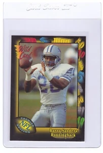 Barry Sanders #89 1991 Wild Card FRESH CARD - Picture 1 of 2