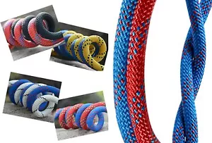 Corda di ancoraggio barca da arrampicata statica roccia poliestere ad alta resistenza 4,409 libbre 10 mm - Foto 1 di 16