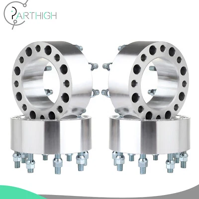 Fits 2003-2025 Ford F250 F350 Super Duty 8x170 Wheel Spacers (4) 3" Thick 14x1.5 - Image 1 of 4
