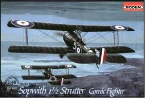 1/48 RODEN RD-407 Sopwith 1 1/2 Strutter Comic Fighter - Imagen 1 de 1