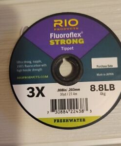 Rio Fluoroflex Strong Fluorocarbon Tippet 30 Yards FreshWater