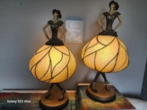 Beautiful Rare Vintage table Lady Lamps - Picture 1 of 8