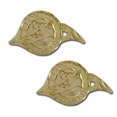 Miami Marlins 14 kt Gold Earrings Cover
