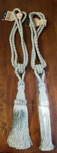 Set of 2 Versailles Home Fashions Chelsea Tie Backs in Sage - Picture 1 of 5