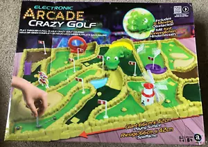 Electronic Arcade Crazy Golf Miniature Moving Obstacles Table Top Game *Video* - Picture 1 of 7