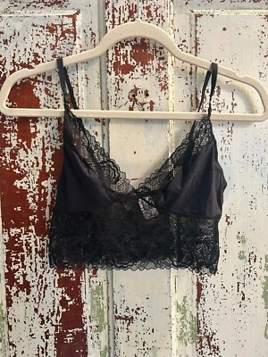 Jessica Simpson Black Lace Bralette Size Medium NWOT - Image 1 of 3