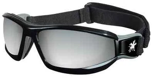 12 Pcs Safety Glasses goggle frame silver mirror lens - Picture 1 of 1