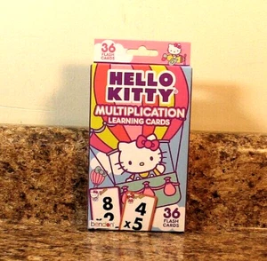 Hello Kitty Multiplication Flash Learning Cards NEW - Picture 1 of 3