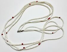 grand collier 3 rangs en perles de nacre superbe qualité  signé AGATHA   840