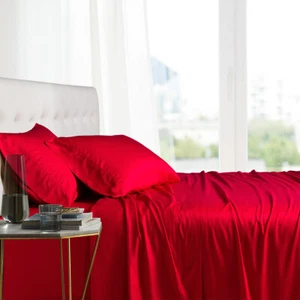 Split Top King (Head Split) 100% Bamboo Viscose Sheets - Picture 1 of 15