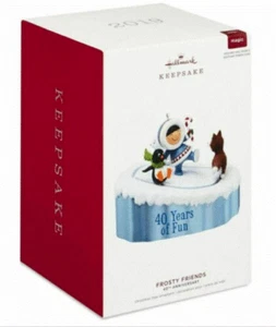 Hallmark 2019 - Frosty Friends - cuarto aniversario - Magic - como nuevo en caja - Imagen 1 de 3