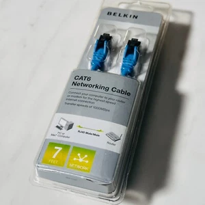 Belkin CAT6 Cavo di rete - 7 piedi - RJ45 PC o Mac - Foto 1 di 4