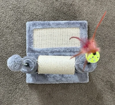 Kitten Scratching and Playing Post Cat Scratcher - Image 1 of 4