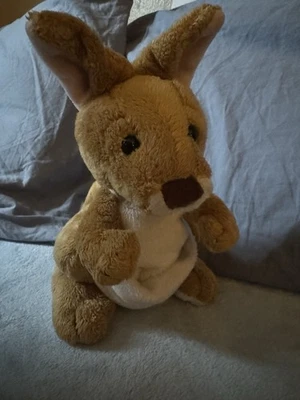 🦘GANZ Webkinz Kangaroo Plush Toy Stuffed Animal HM180 NO CODE 8” 🦘 - Image 1 of 4