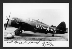 Gordon Batdorf VERSTORBENER WWII Jagdflieger 56FG, 63FS signiert 4x6 Foto E28653 - Bild 1 von 1