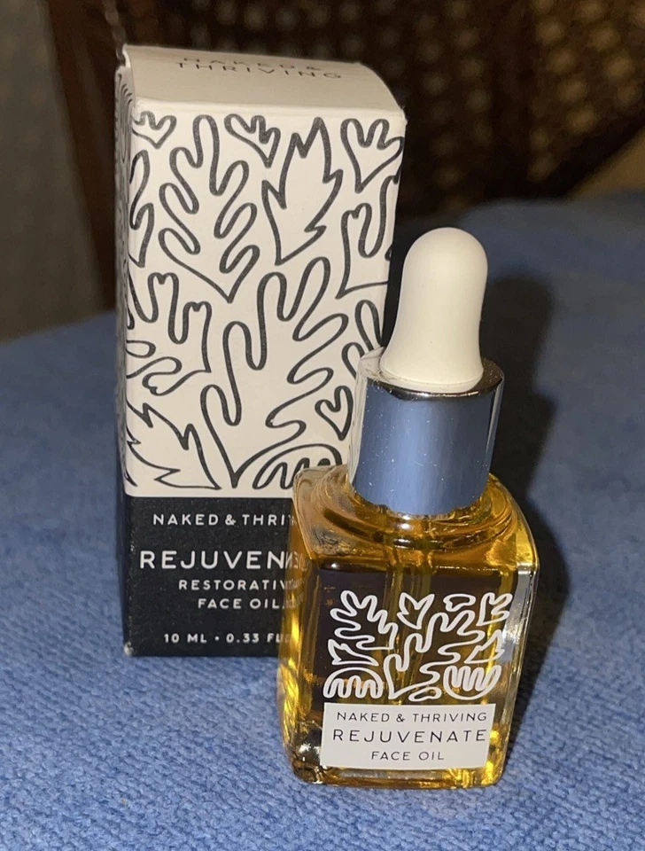 Naked & Thriving Rejuvenate Restorative Prevent Face Oil 10 ML 0.33 Fl. Oz AA
