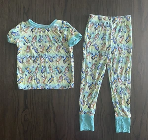 Charlie’s Project Little Snuggles Bamboo Short Sleeve Set Bluey 18-24M - Picture 1 of 4