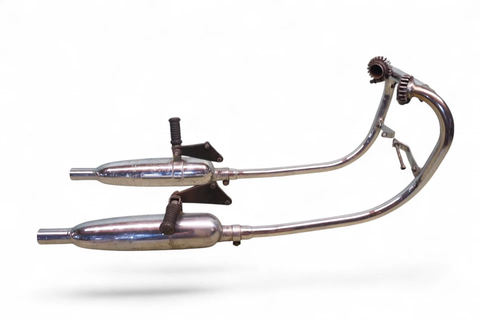 Triumph T100 T100R 1971 500cc Daytona T100C Trophy *2432A tubos de escape  Foto 1 de 4