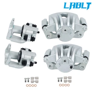 LABLT 4Pcs Front & Rear Brake Calipers W/ Bracket For Jeep Liberty 2003-2007 - Foto 1 di 14