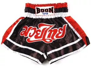 Boon Sport "RED WHITE BLACK" Muay Thai Shorts - Picture 1 of 4
